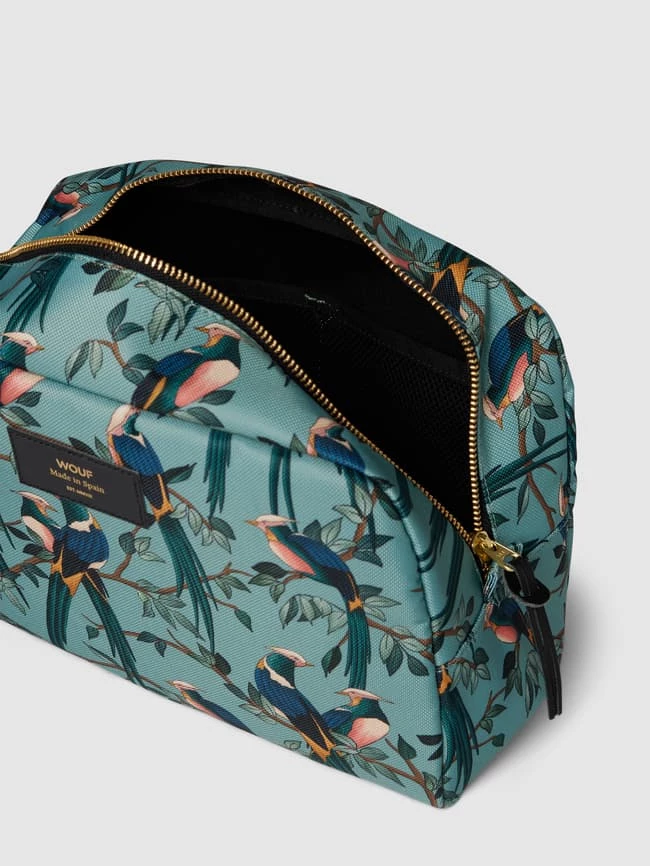 WOUF Kosmetiktasche Mit Allover-Muster Modell 'Suzanne' - Petrol 3 WOUF Kosmetiktasche Mit Allover-Muster Modell 'Suzanne' - Petrol – Bild 3