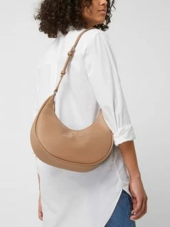 CK Calvin Klein Pochette In Leder-Optik - Camel