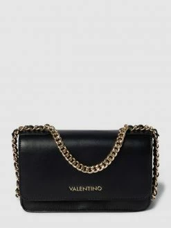 VALENTINO BAGS Umhängetasche In Leder-Optik Modell 'Biscotto' - Schwarz