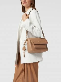 Liu Jo White Handtasche Mit Logo-Applikation - Camel