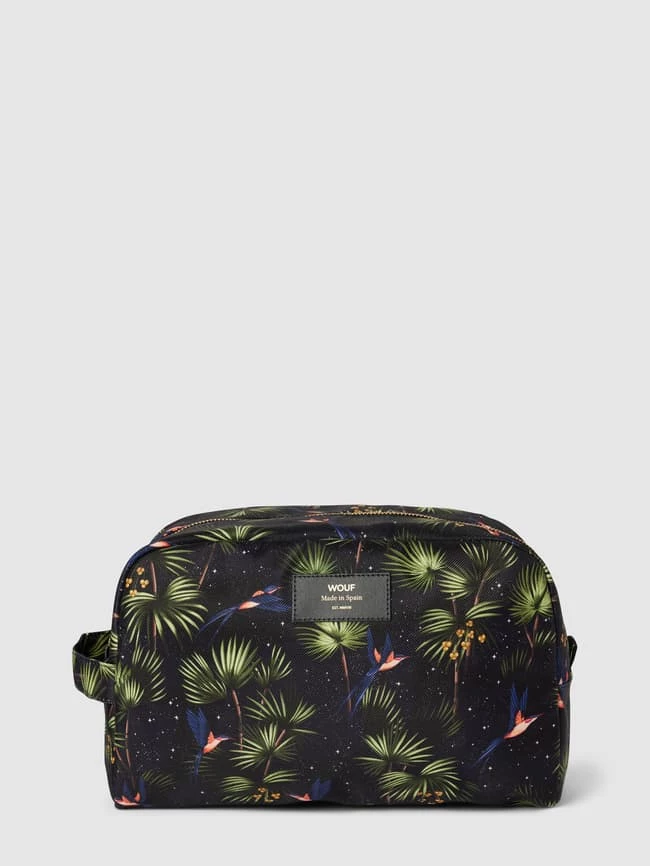 WOUF Kosmetiktasche Mit Allover-Muster Modell 'Paradise' - Marineblau 1 WOUF Kosmetiktasche Mit Allover-Muster Modell 'Paradise' - Marineblau