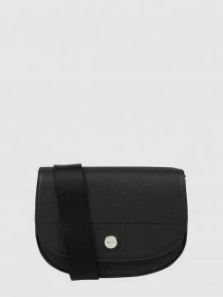 DKNY Saddle Bag Aus Rindsleder Modell 'Winston' - Schwarz