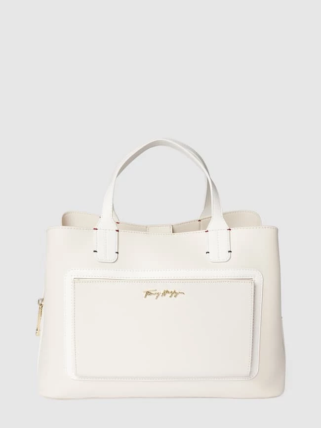 Tommy Hilfiger Handtasche Mit Label-Applikation - Offwhite 2 Tommy Hilfiger Handtasche Mit Label-Applikation - Offwhite – Bild 2