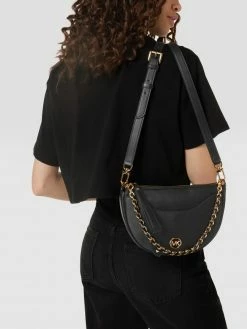 MICHAEL Michael Kors Saddle Bag Mit Brand-Applikation - Schwarz