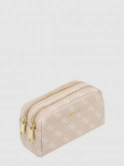 Guess Kosmetiktasche Mit Allover-Logo Modell 'DOUBLE ZIP' - Rosa -Gales-Shop 68skak2l852l2c1p9d63cj1l6173elhj6opj4hq3acqkak9ia98j4l1la9836k1h8h5kagib8t9k8da79go32p1jccqm8pj66lh64o9k61ij0e35c9ij4d9g6ks36pj3c9ijae8