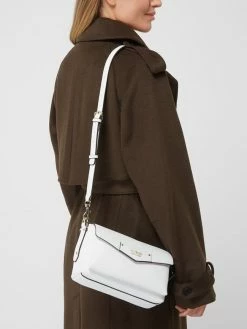 Guess Handtasche In Leder-Optik - Weiß