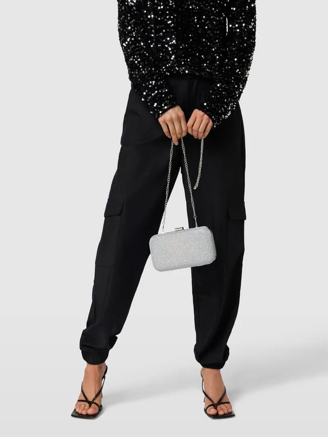 Jake*s Cocktail Clutch Mit Zierbesatz - Silber 1 Jake*s Cocktail Clutch Mit Zierbesatz - Silber