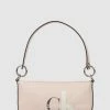 Calvin Klein Jeans Pochette In Leder-Optik - Rosé