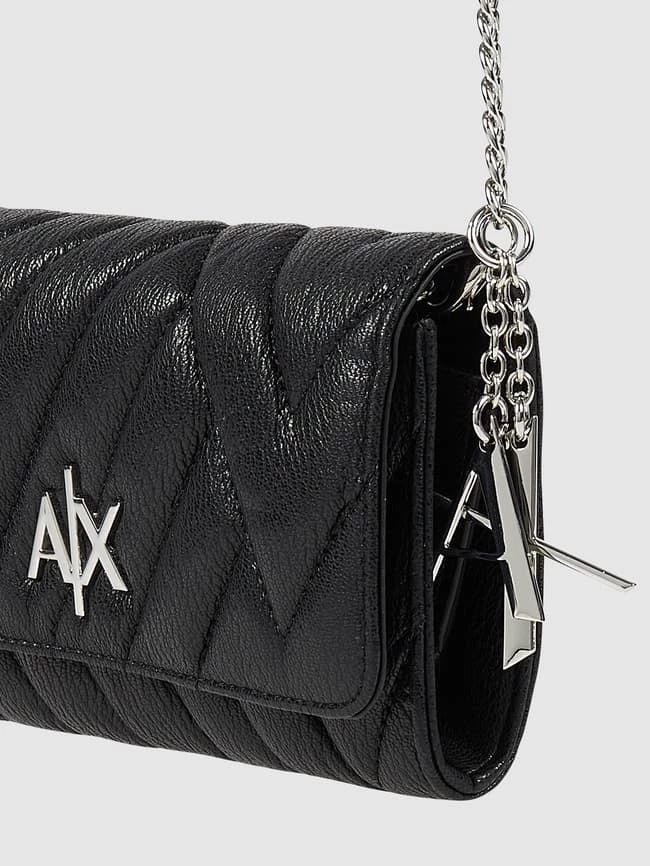 ARMANI EXCHANGE Crossbody Bag Mit Steppnähten - Schwarz 3 ARMANI EXCHANGE Crossbody Bag Mit Steppnähten - Schwarz – Bild 3