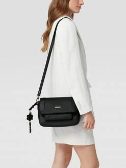 Liu Jo White Handtasche Mit Logo-Applikation - Schwarz