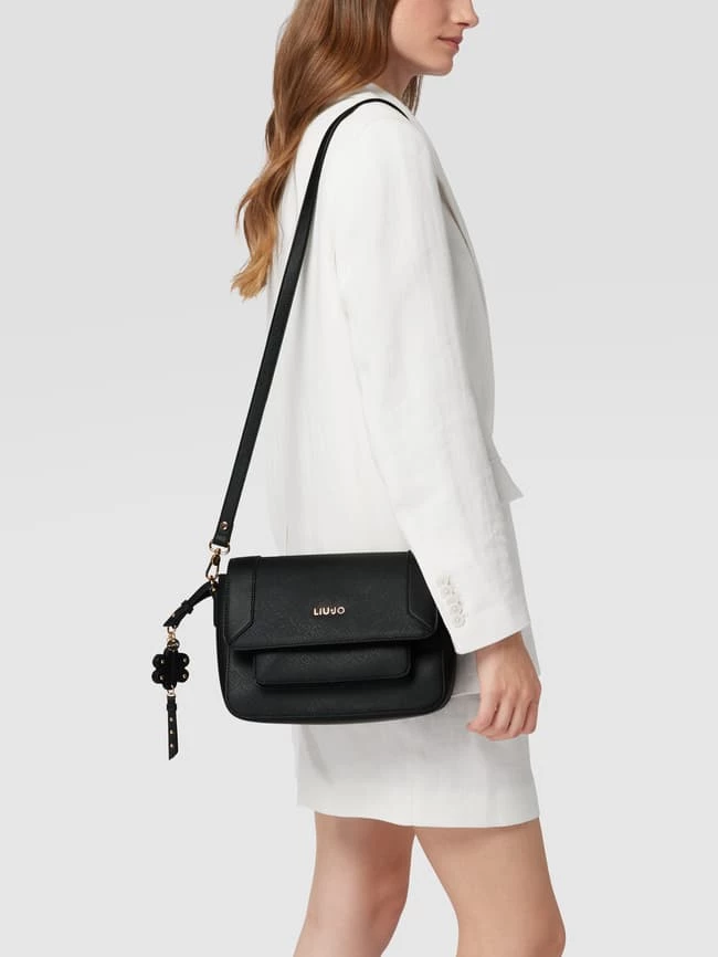 Liu Jo White Handtasche Mit Logo-Applikation - Schwarz 1 Liu Jo White Handtasche Mit Logo-Applikation - Schwarz