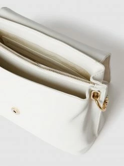 VALENTINO BAGS Handtasche Mit Label-Applikation Modell 'TAJNE' - Weiß -Gales-Shop 6h4kuha6akrlcc2a8l1keg9k8hakagqk88rk2eak6p34ekah9d84ae2i699l8di18h342l2i6kskcj9o853m2ohk6gqmcd9m6gr6cd9k6osjcohgchij8cr174sj4ohjchim6c0