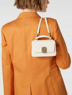 Tommy Hilfiger Umhängetasche Mit Brand-Applikation Modell 'OUTLINE MINI' - Offwhite