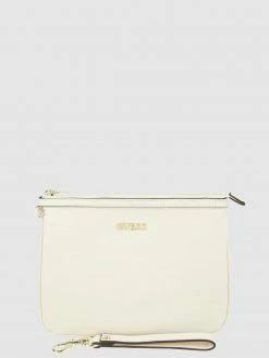 Guess Kosmetiktasche Mit Herausnehmbarem Spiegel - Weiß