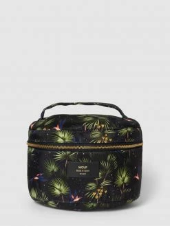 WOUF Kosmetiktasche Mit Allover-Muster Modell 'Paradise' - Marineblau