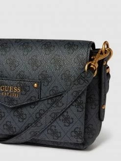 Guess Umhängetasche Mit Allover-Logo-Muster Modell 'BRENTON' - Schwarz -Gales-Shop 6p25ci256gpjejqd8t5ked9p6d454jal6145cdal9p7kedi3a1a5aci7754kgka66h35cha76553gjq78go38opi70p64c1ockp62dhk6cqj4eb66krj2d1pcph36opm75j3ed8