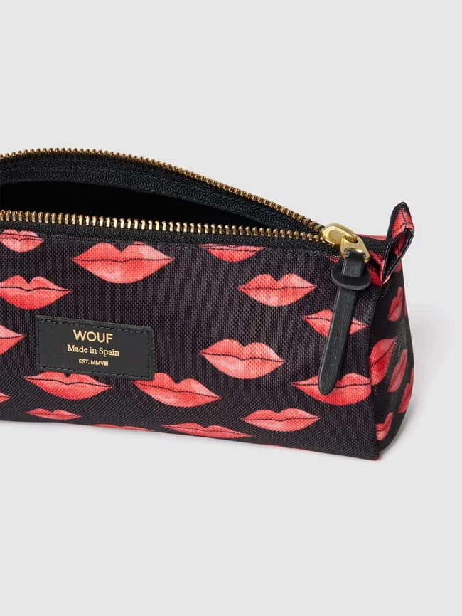 WOUF Stiftetui Mit Allover-Muster Modell 'Beso School Pencil Case' - Schwarz 3 WOUF Stiftetui Mit Allover-Muster Modell 'Beso School Pencil Case' - Schwarz – Bild 3