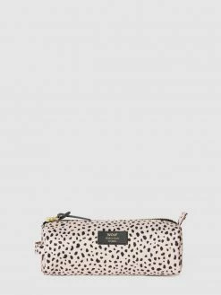 WOUF Stiftetui Mit Animal-Print Modell 'Wild School Pencil Case' - Sand