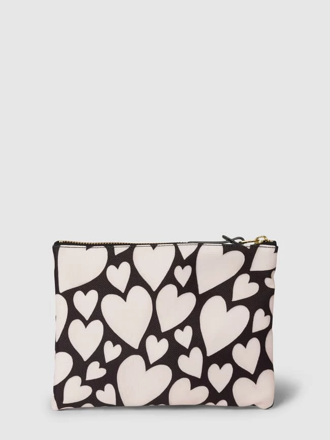 WOUF Kosmetiktasche Mit Label-Patch Aus Leder Modell 'Love' - Schwarz 2 WOUF Kosmetiktasche Mit Label-Patch Aus Leder Modell 'Love' - Schwarz – Bild 2