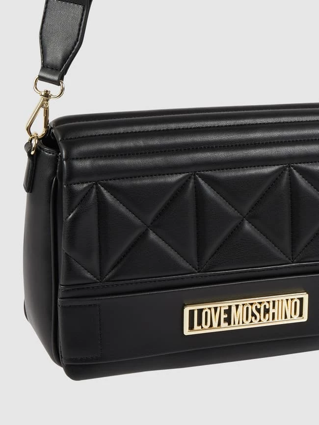 Love Moschino Crossbody Bag Mit Steppnähten - Schwarz 6 Love Moschino Crossbody Bag Mit Steppnähten - Schwarz – Bild 6