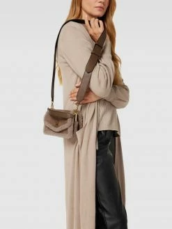 Lauren Ralph Lauren Umhängetasche Aus Echtem Wildleder Modell 'TAYLOR' - Taupe