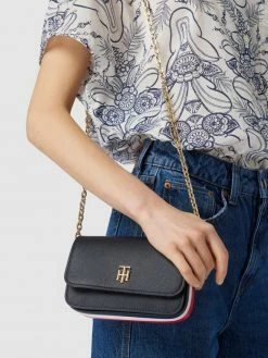 Tommy Hilfiger Umhängetasche Mit Label-Applikation - Dunkelblau