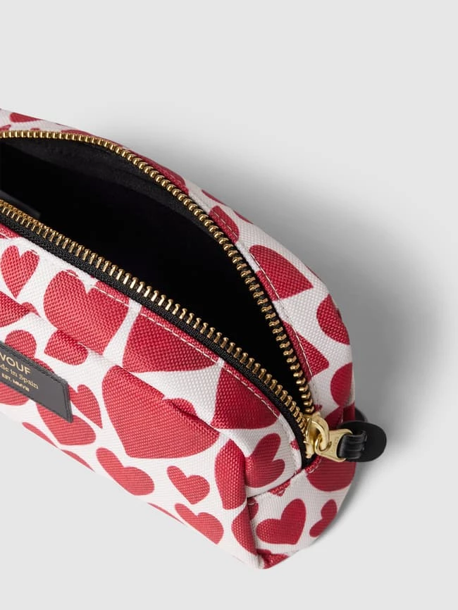 WOUF Kosmetiktasche Mit Label-Patch Aus Leder Modell 'AMOUR' - Beige 3 WOUF Kosmetiktasche Mit Label-Patch Aus Leder Modell 'AMOUR' - Beige – Bild 3