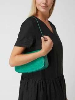 Mango Pochette In Kroko-Optik Modell 'Davos' - Grün