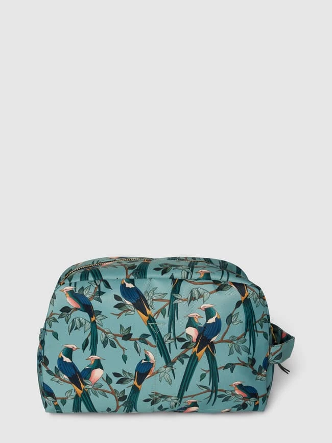 WOUF Kosmetiktasche Mit Allover-Muster Modell 'Suzanne' - Petrol 2 WOUF Kosmetiktasche Mit Allover-Muster Modell 'Suzanne' - Petrol – Bild 2