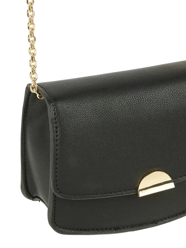 Mango Crossbody Bag In Leder-Optik Modell 'Iluna' - Schwarz 5 Mango Crossbody Bag In Leder-Optik Modell 'Iluna' - Schwarz – Bild 5