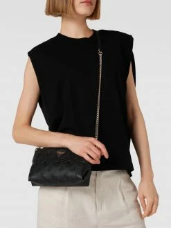 Guess Umhängetasche Mit Logo-Details Modell 'HELAINA MINI CROSSBODY TO' - Schwarz