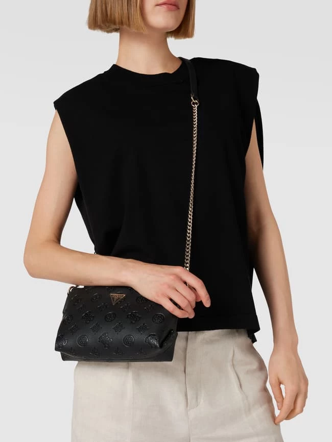 Guess Umhängetasche Mit Logo-Details Modell 'HELAINA MINI CROSSBODY TO' - Schwarz 1 Guess Umhängetasche Mit Logo-Details Modell 'HELAINA MINI CROSSBODY TO' - Schwarz