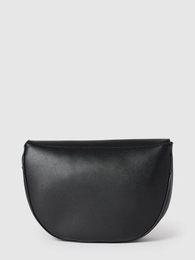 VALENTINO BAGS Saddle Bag Mit Label-Schriftzug In Metallic Modell 'Bigs' - Schwarz 4 VALENTINO BAGS Saddle Bag Mit Label-Schriftzug In Metallic Modell 'Bigs' - Schwarz – Bild 4