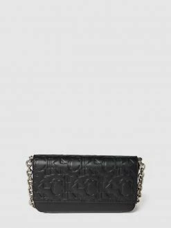 Calvin Klein Jeans Clutch Mit Label-Prägung - Schwarz