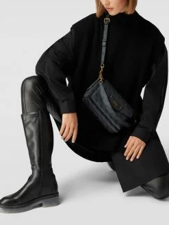 Guess Umhängetasche Mit Allover-Logo-Muster Modell 'BRENTON' - Schwarz