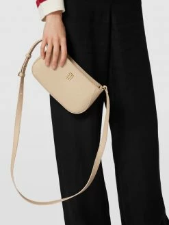 Tommy Hilfiger Umhängetasche Mit Label-Applikation Modell 'ELEMENT CROSSOVER' - Beige