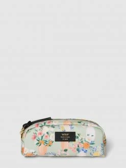 WOUF Kosmetiktasche Mit Allover-Muster Modell 'Aïda' - Mint