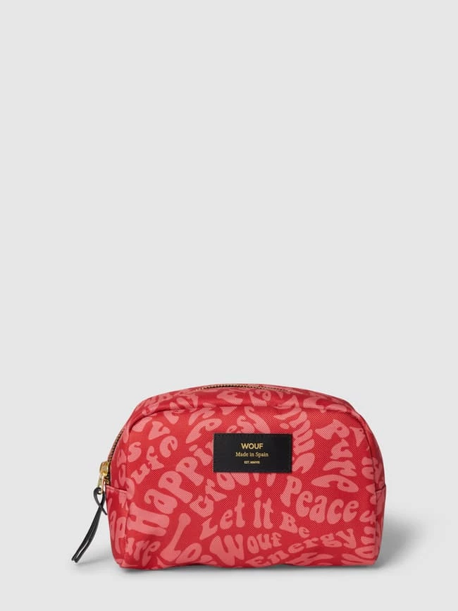 WOUF Kosmetiktasche Mit Label-Patch Modell 'Groovy' - Pink 1 WOUF Kosmetiktasche Mit Label-Patch Modell 'Groovy' - Pink