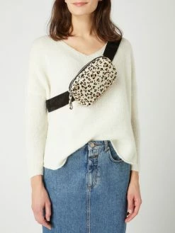 Treats Gürteltasche Aus Leder Und Ponyfell Modell 'Edith' - Offwhite