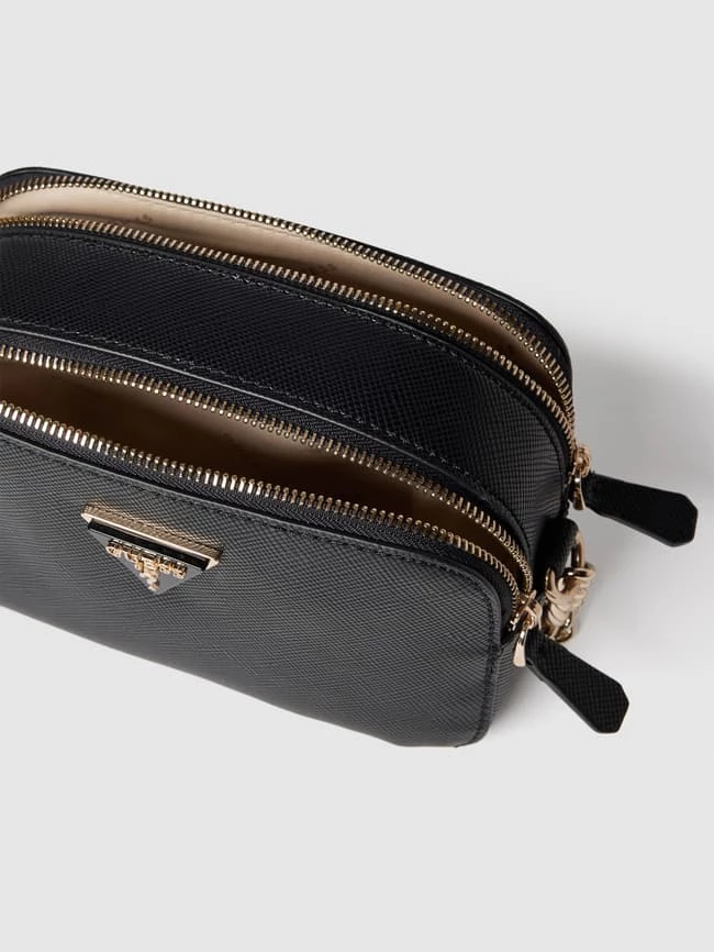 Guess Umhängetasche Mit Label-Applikation - Schwarz 4 Guess Umhängetasche Mit Label-Applikation - Schwarz – Bild 4