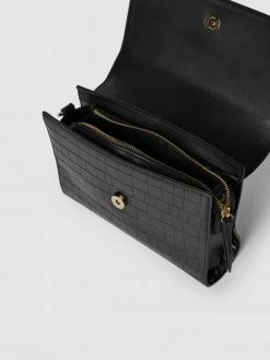 VALENTINO BAGS Crossbody Bag Mit Label-Applikation 'SATAI CB FLAP CROCO' - Schwarz -Gales-Shop 8l442jakacs48gia9l1jcchm9t7l0ci76gsj0k2e75958i9g712k4caf752jad276cqkud9m716kgl23a93m4dpkcoq62ohpcpgjadpkcoo68e35ccrmaeb56pi6cd9icpj3ed0