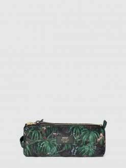 WOUF Stiftetui Mit Allover-Muster Modell 'Janne School Pencil Case' - Schwarz