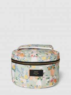 WOUF Kosmetiktasche Mit Allover-Muster Modell 'Aïda' - Mint