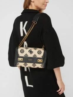 Guess Crossbody Bag Mit Logo-Muster Modell 'Katey' - Schwarz