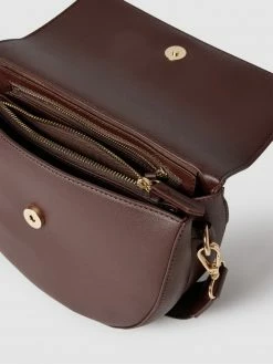 VALENTINO BAGS Umhängetasche Mit Label-Detail Modell 'Bigs' - Dunkelbraun -Gales-Shop 8t23ghq56kpl6i9k8p8l6jah9grkud9oacq4cdqb6p7l8h9h61b58e1oap4kieag6taj6h29a9b4mk9g6oo3ep9mcor3co9mcco30phk74oj8o9kclh6ao9mccp3ccpn6pi30o8