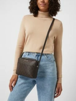 CK Calvin Klein Camera Bag Mit Logo-Muster - Dunkelbraun