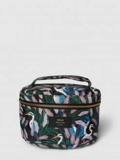 WOUF Kosmetiktasche Mit Allover-Muster Modell 'LUCY' - Schwarz