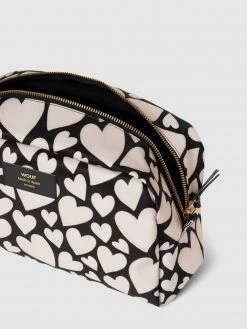 WOUF Kosmetiktasche Mit Allover-Muster Modell 'Black Love' - Schwarz -Gales-Shop 94qk6jppa93keeal95aksj226p53ega888qkmh9p9oqksi2d9l64ce2eaos3ejqf8oq3giik88pjcl26693j8d356ko32e336pj36c1k69i3go9g70rjadpj6gqj6eb2cgp34c8