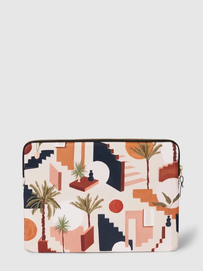 WOUF Laptoptasche Mit Allover-Muster Modell 'Eden' - Sand 2 WOUF Laptoptasche Mit Allover-Muster Modell 'Eden' - Sand – Bild 2