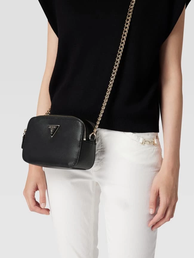 Guess Umhängetasche Mit Label-Applikation - Schwarz 1 Guess Umhängetasche Mit Label-Applikation - Schwarz